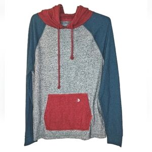 Aeropostale Y2K 90s Colorblock Raglan Hoodie Adult Med Fleece Skater Grunge Nwt
